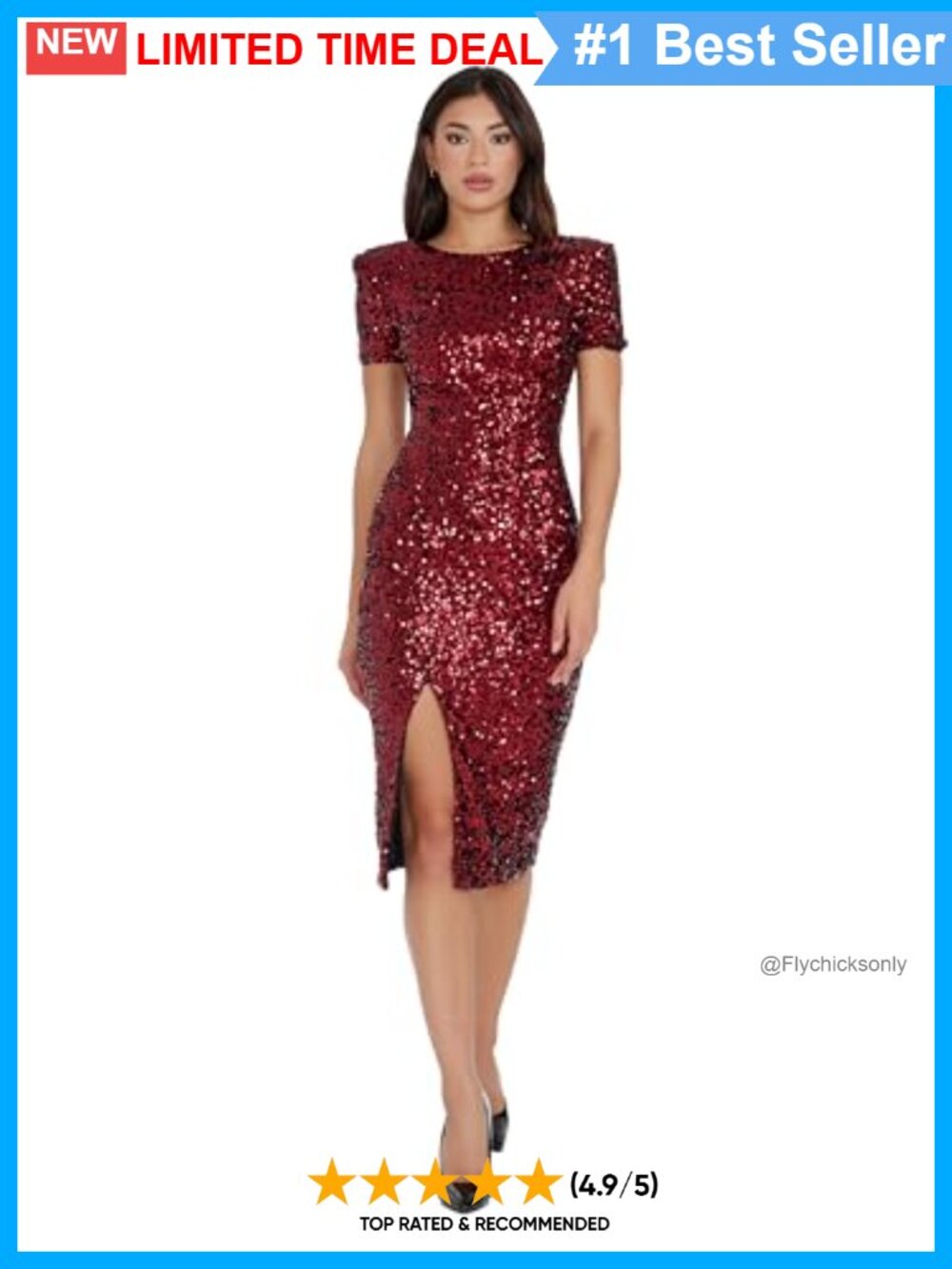Natasha Bodycon Midi Dress Cocktail Party Formal